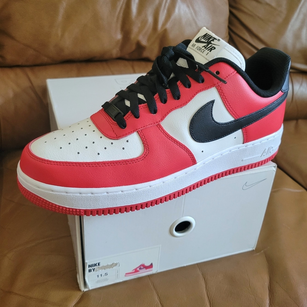 VNDS Men's Nike Air Force 1 Low ID BY YOU Chicago Customized Size 11.5.(MINT) - Picture 2 of 16